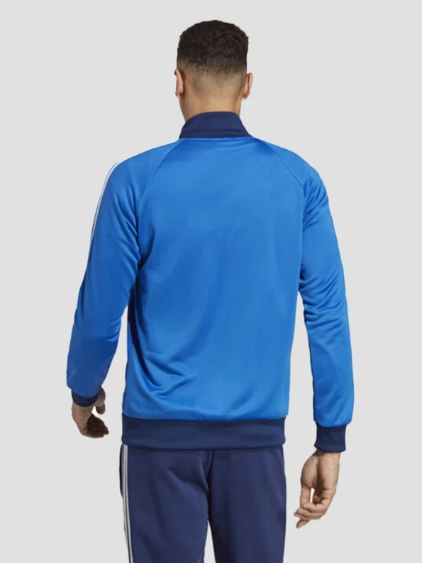 Adidas Italy Blue Windbreaker Track Jacket