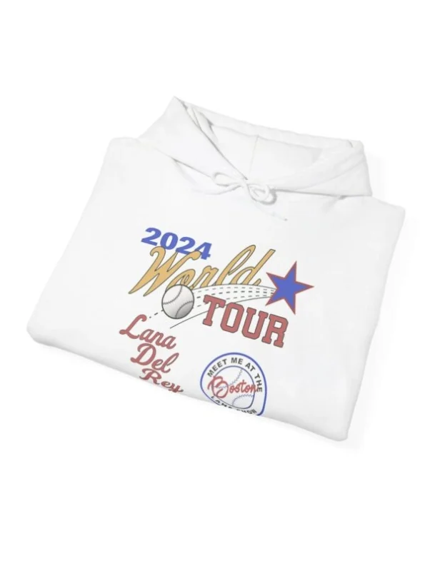 Lana Del Rey World Tour 2024 White Hoodie