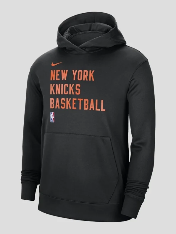 New York Knicks Basketball Hoodie Black