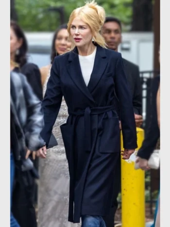 Nicole Kidman A Family Affair Blue Coat