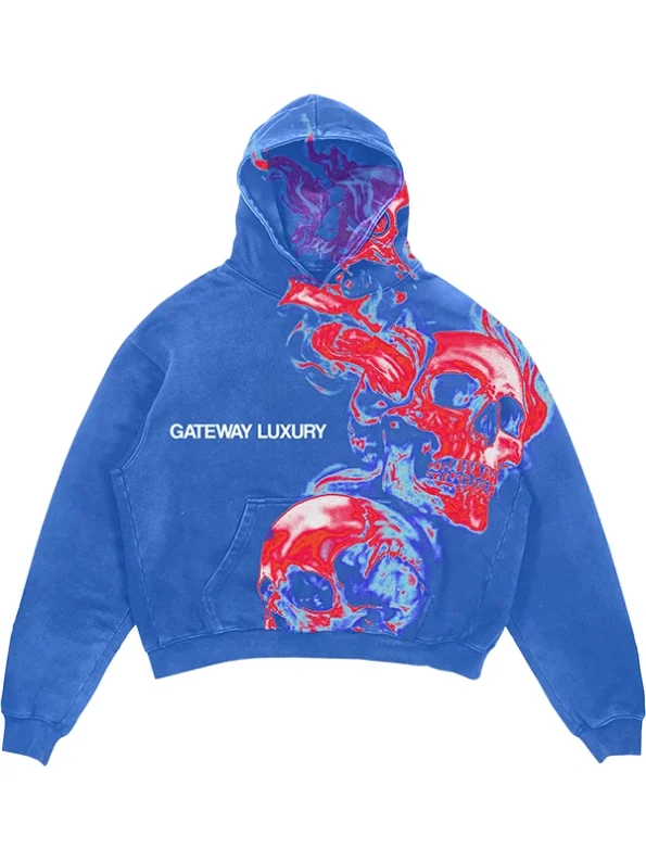 Unisex Gateway Luxury Blue Hoodie