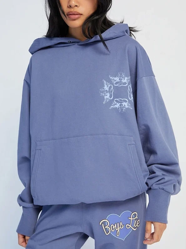 Boys Lie Blue Hoodie