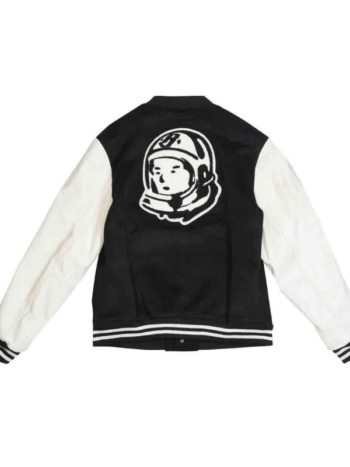 04 BBC Black and White Varsity Jacket