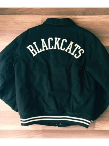 10 Deep Black Cats Jacket