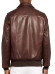 Adam Spencer Brown Leather Jacket.