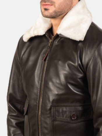 Airin G-1 Brown Leather Jacket.