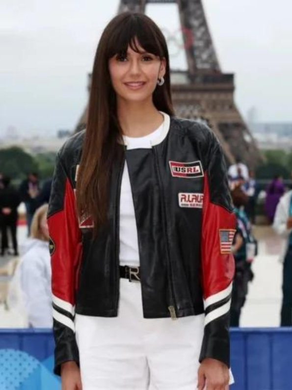 Nina Dobrev Olympics Jacket