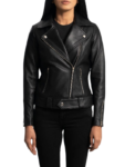 Rumy Leather Biker Jacket.