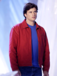 Smallville Clark Kent Red Suede Jacket