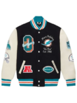 OVO x NFL Miami Dolphins Varsity Jacket.