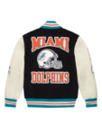 OVO x NFL Miami Dolphins Varsity Jacket.