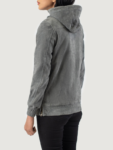 Zest Grey Hooded Pullover Jacket.