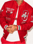 Chicago Bulls OVO NBA Varsity Jacket.