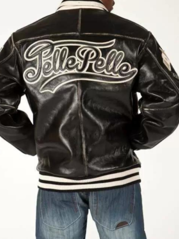 Pelle Pelle Black Bomber Marc Buchanan 1978 Jacket