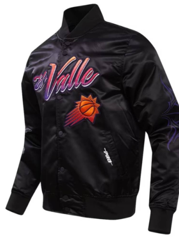 Phoenix Suns 2024 City Edition Satin Full-Snap Jacket