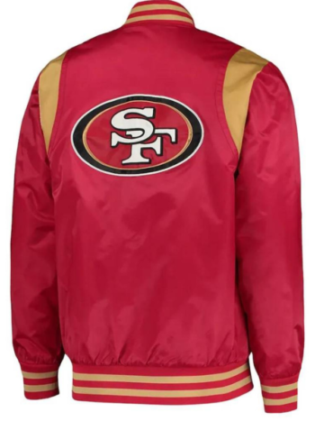 San Francisco 49ers Gold Prime Time Varsity Jacket