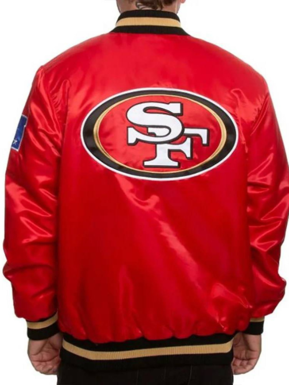 San Francisco 49ers Holiday Season Satin Jacket