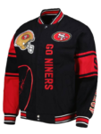 San Francisco 49ers JH Design Twill Full-Snap Jacket