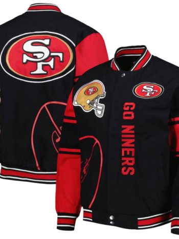 San Francisco 49ers JH Design Twill Full-Snap Jacket