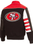 San Francisco 49ers Jh Design NFL Wool Varsity Jacket.