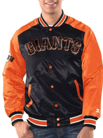 San Francisco Giants Renegade Varsity Satin Jacket