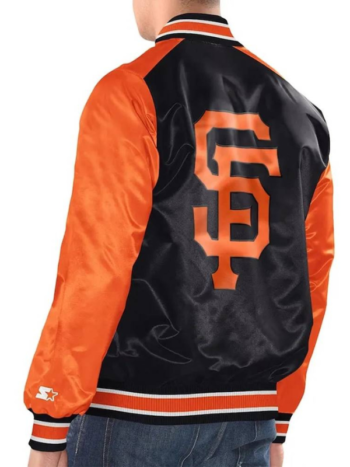 San Francisco Giants Renegade Varsity Satin Jacket.