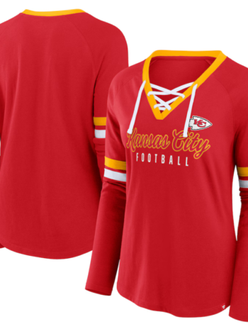 Women's Kansas City Chiefs Fanatics Won And Done Lace-up Fashion