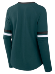 Women’s Philadelphia Eagles Fanatics Midnight Won and Done Lace-Up Long Sleeve Fashion Top