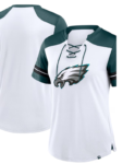 Women’s Philadelphia Eagles Fanatics Whitemidnight Green Foiled