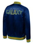 MLS Team LA Galaxy Navy Blue Satin Jacket