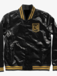 MLS Team Los Angeles FC Black Satin Jacket.