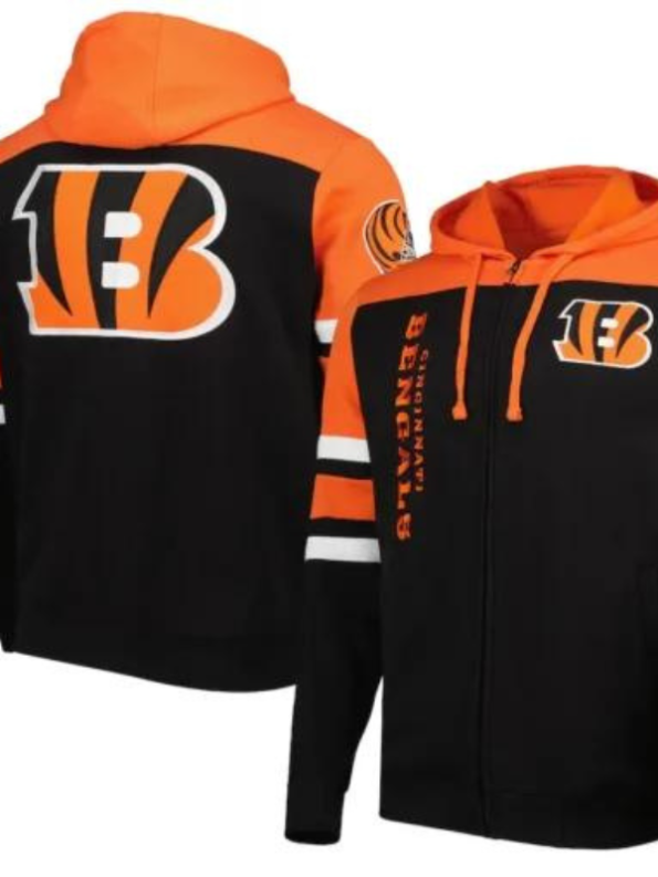 Niki NFL Cincinnati Bengals Hoodie Jacket.