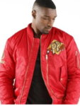 Pelle Pelle Cool Cat Flight Red Jacket.