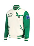 Pro Standard Cream Philadelphia Eagles Retro Jacket.