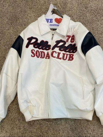 Rare Vintage Pelle Pelle Club White Jacket