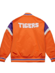 University Of Clemson Tigers Tricolor Satin Jacket.