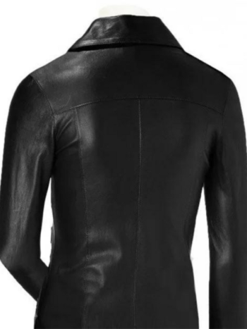 Women’s Black Slim Fit Leather Motorcycle Jacket