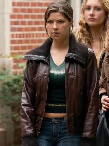 Catherine Missal Tell Me Lies S02 Leather Jacket