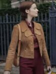 Dolours Price Say Nothing S01 Brown Leather Jacket.