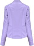 Stylish Women’s Purple Leather Motorcycle Jackets