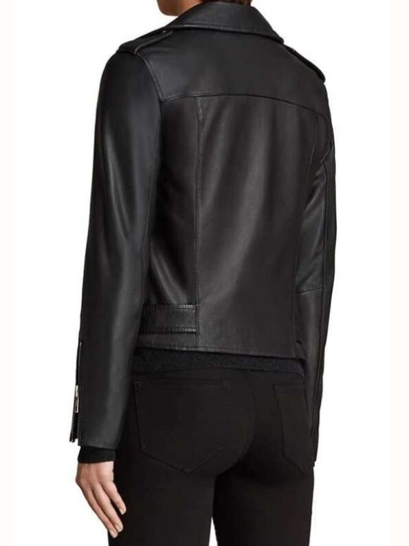 The Perfectionist Caitlin Lewis Black Leather Jacket