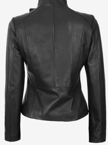 Arezoo Women's Black Real Leather Jacket