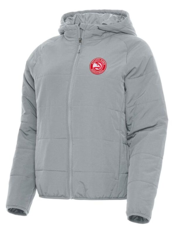 Atlanta Hawks Antigua Gray Universe Jacket