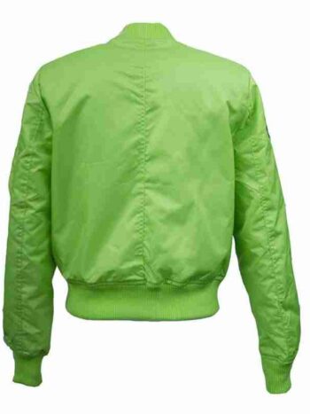 Miss Top Gun MA-1 Mint Bomber Jacket.