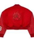 Teyana Taylor Rose Red Varsity Jacket