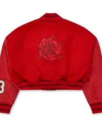 Teyana Taylor Rose Red Varsity Jacket.