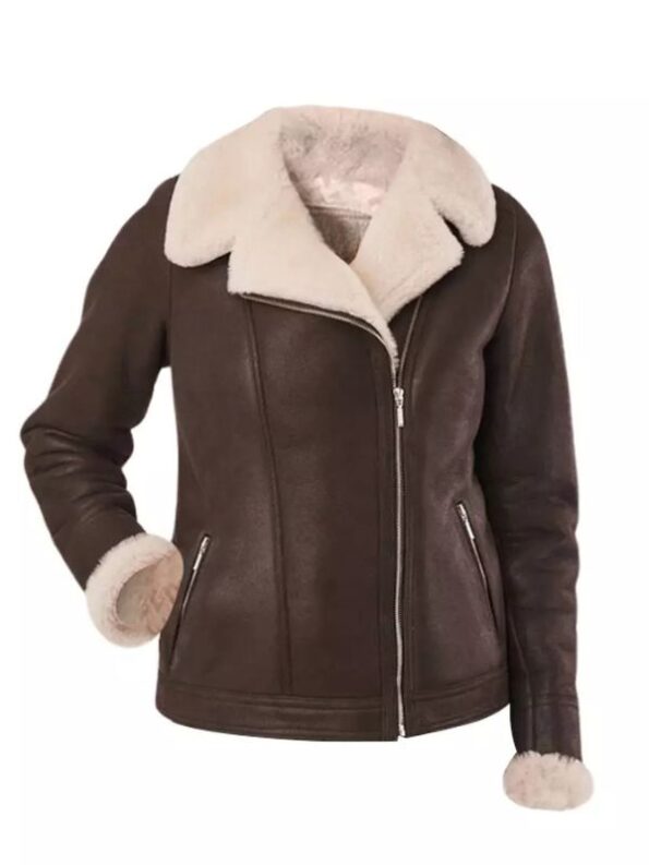 Women B3 RAF Aviator Shearling Jacket