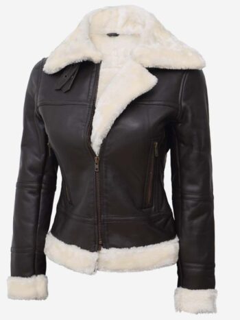 Women's Classic B3 Leather Shearling Jacket