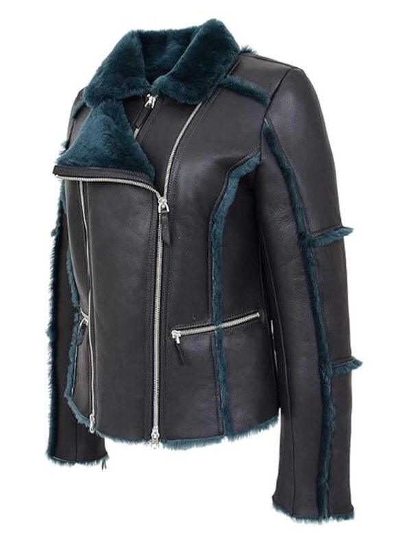 Women's Sheepskin Aviator Jacket