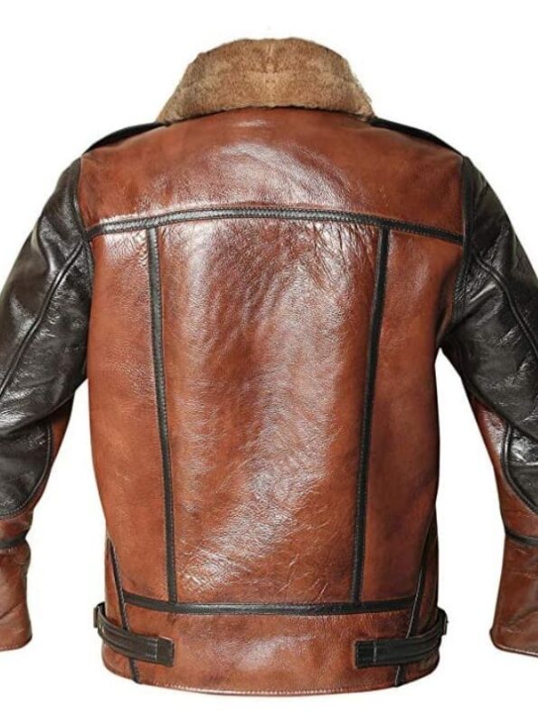 men's b3 aviator shearling leather jacket